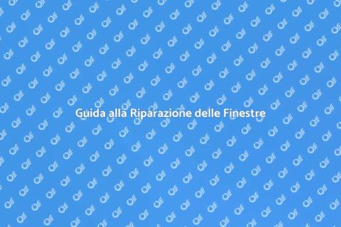 Riparazione Finestre Danneggiate