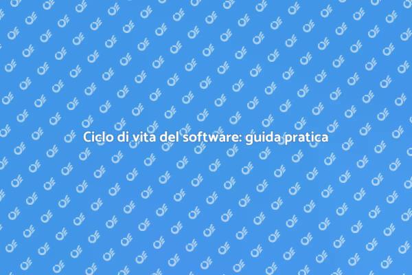 Ottimizza il ciclo di vita del software!