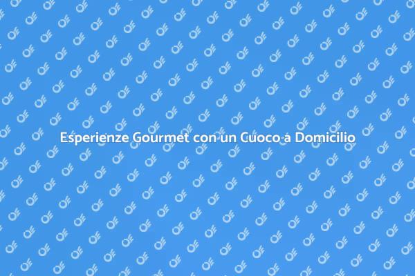 Rendi Speciali i Tuoi Pasti a Casa