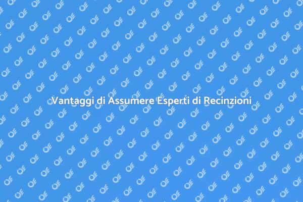 Perché Scegliere Esperti di Recinzioni?