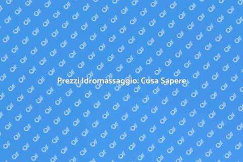 Costi Idromassaggio: Guida Completa