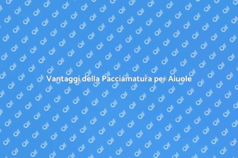 Pacciamatura Biologica per Aiuole