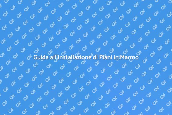 Eleganza con Piani in Marmo