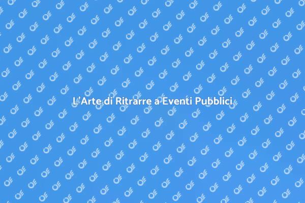 Ritratti Unici per Eventi Indimenticabili
