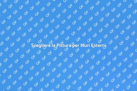 Pittura per Muri Esterni: Guida