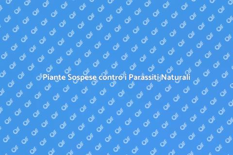 Controllo Parassiti con Piante Sospese