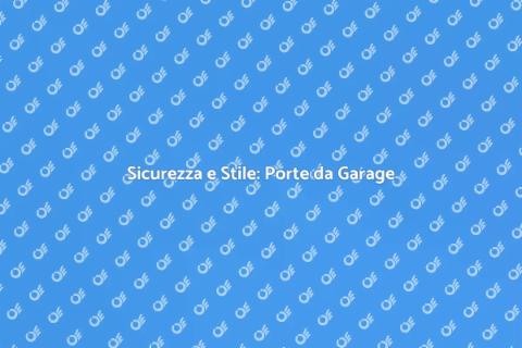 Porta Garage in Materiale Composito
