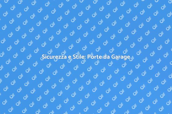 Migliora la Sicurezza con Porte Compositive