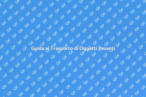 Trasportare Oggetti Pesanti Sicuramente