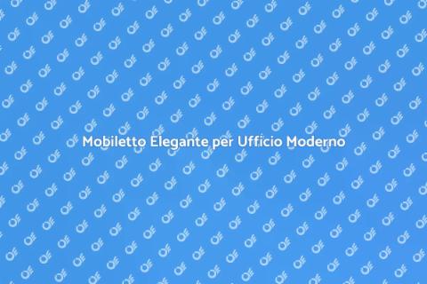 Mobiletto con Ante per Ufficio Elegante