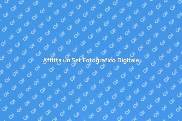Noleggio Professionale di Set Fotografici
