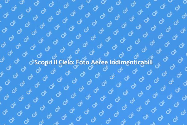 Volo per Scattare Foto Aeree