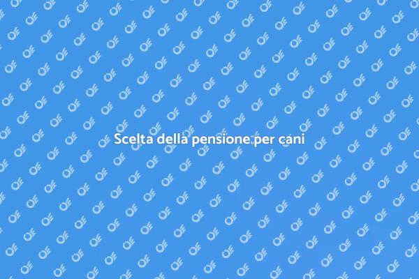 Le migliori pensioni per i tuoi cani