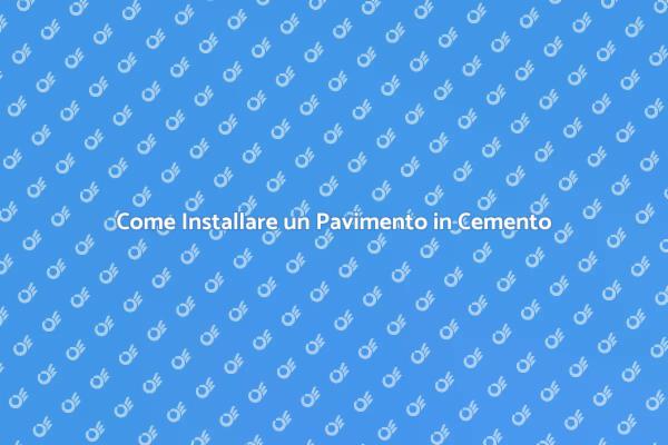 Trasforma i Tuoi Spazi con il Cemento
