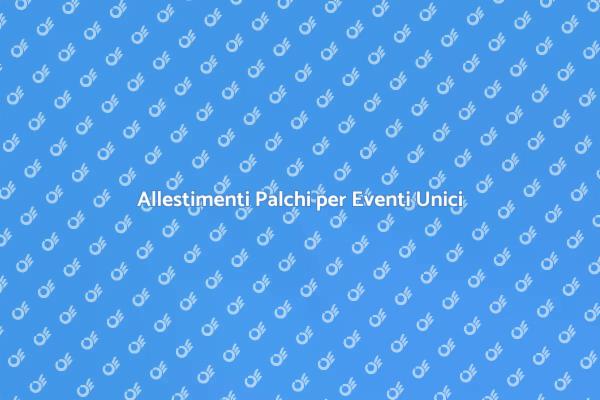 Noleggio Palchi: L'Essenza del Tuo Evento