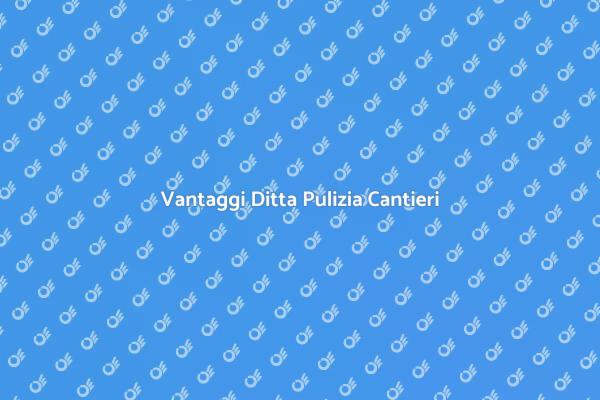 Perché Scegliere una Ditta di Pulizia