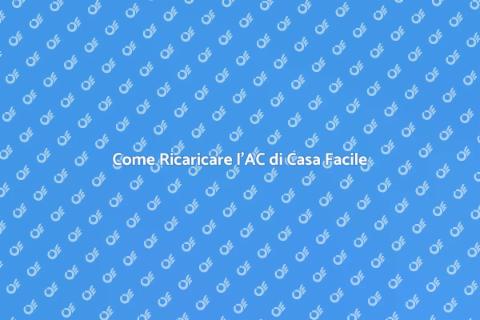 Ricaricare l'AC di Casa: Guida Pratica