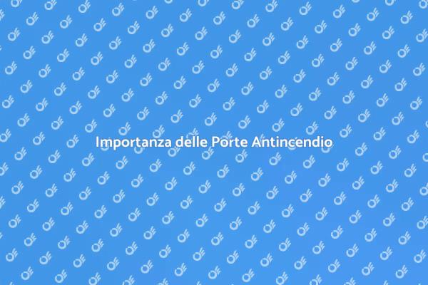 Installazione Porte Antincendio Essenziale