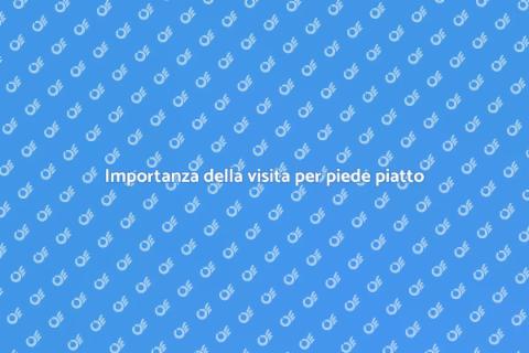 Visita per piede piatto flessibile