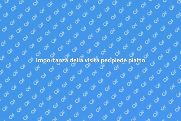Salute dei piedi e visita specialistica