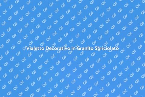 Vialetto in Granito Sbriciolato