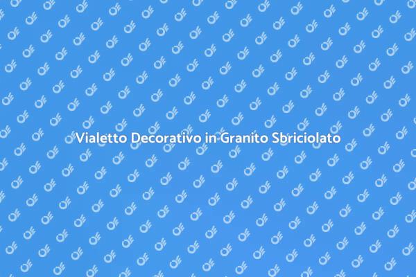 Vantaggi del Vialetto in Granito Sbriciolato