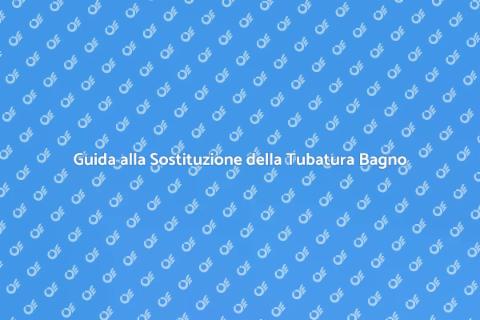 Sostituzione Tubatura Principale Bagno