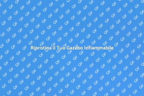 Riparare Gazebo Danneggiato da Incendi