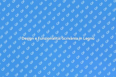 Scrivania in Legno Massello con Cassettiera
