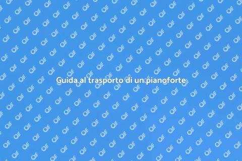 Trasportare un pianoforte per eventi