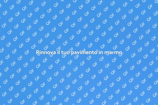 Ristrutturare il pavimento in marmo