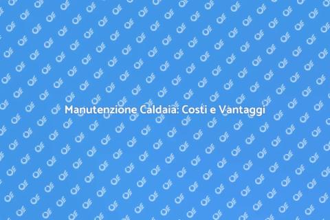 Assistenza Caldaia: Prezzi e Servizi