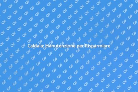 Manutenzione Caldaia: Investi nel Futuro