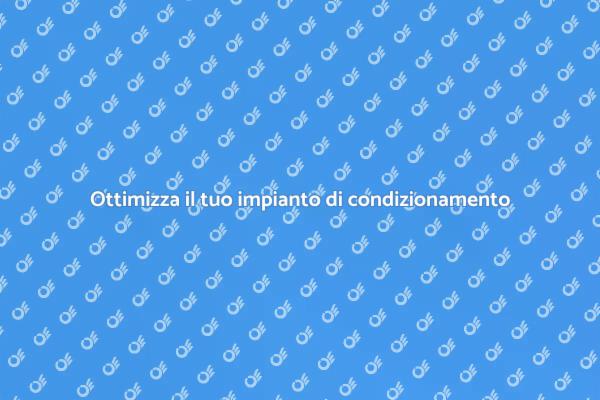 Efficienza dell'impianto di condizionamento