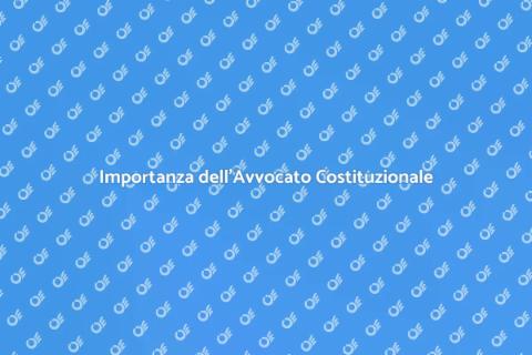 Avvocato Esperto in Diritto Costituzionale