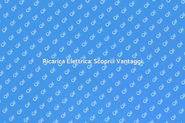 Installazione Stazione Ricarica Elettrica