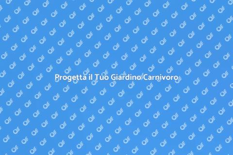 Giardino con Piante Carnivore