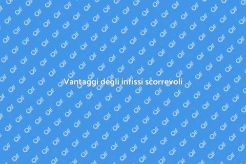 Infissi in legno alluminio scorrevoli