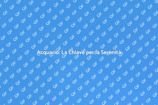 L'Acquario: Un Rifugio di Pace