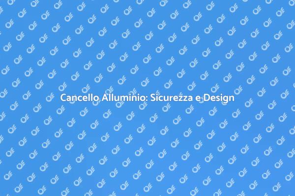 Eleganza e Sicurezza con un Cancello
