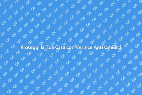 Vernice Esterni Anti Umidità