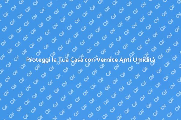Vernice Anti Umidità per Esterni