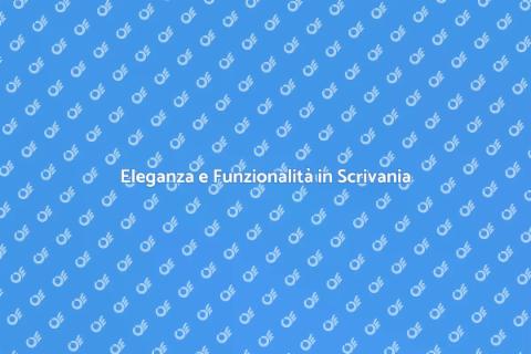 Scrivania con Cassettiera in Legno