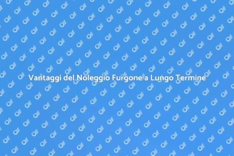 Noleggio Furgone a Lungo Termine