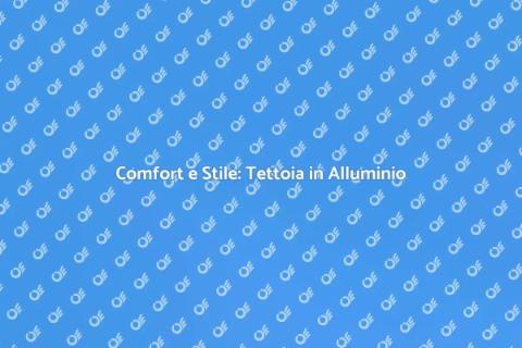 Tettoia da Esterno in Alluminio