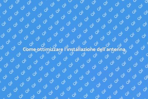 Installazione antenna VHF/UHF efficace