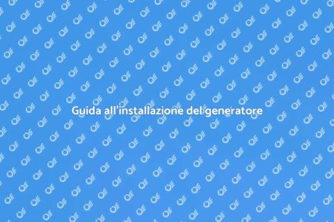 Installare un generatore portatile