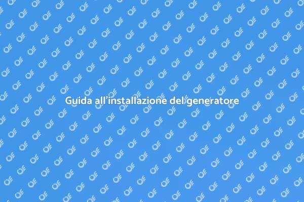 Potenza e sicurezza con un generatore