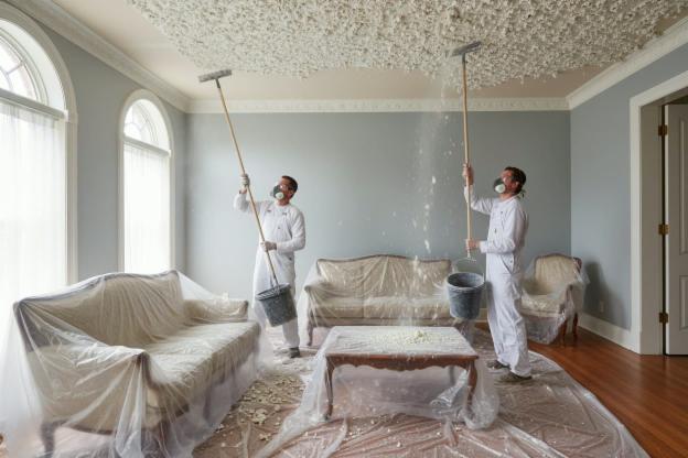 Rimuovere il soffitto di popcorn