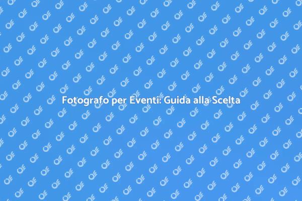 Cattura i Momenti: Noleggia un Fotografo